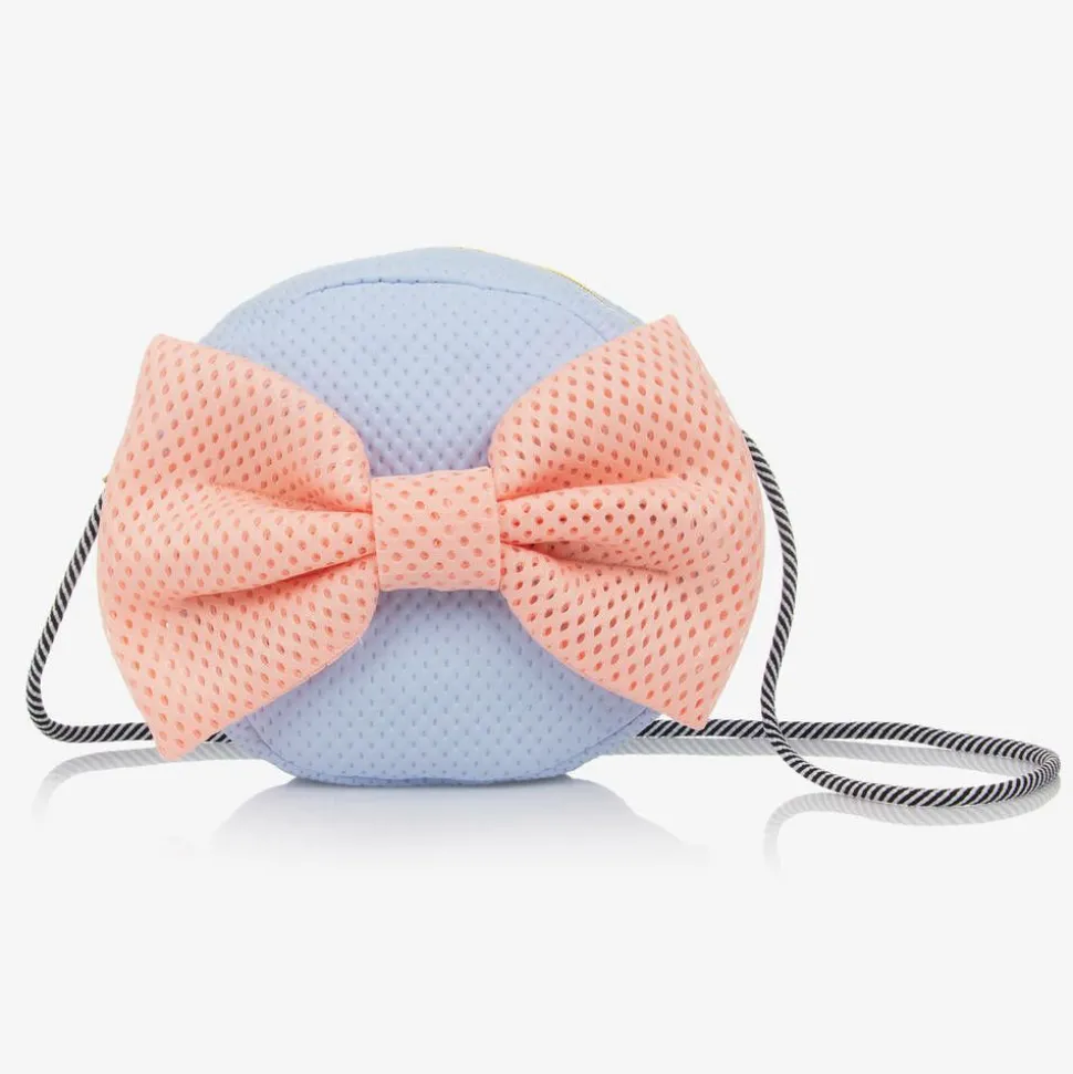 Blue & Pink Bow Bag (25cm)