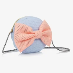 Blue & Pink Bow Bag (25cm)