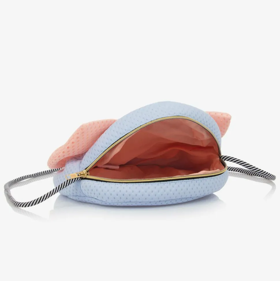 Blue & Pink Bow Bag (25cm)