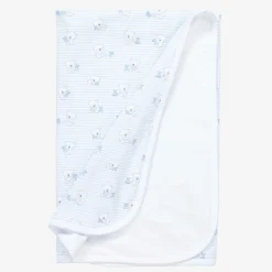 Blue Beary Best Friends Pima Cotton Blanket (73cm)