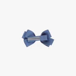Blue Bow Hair Clip (7cm)