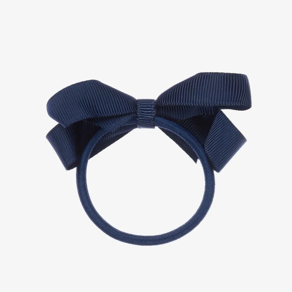 Blue Bow Hair Elastic (7cm)