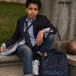 Blue Canvas Pony Backpack (44cm)