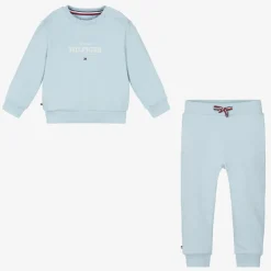 Blue Cotton Baby Tracksuit