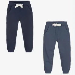 Blue Cotton Joggers (2 Pack)