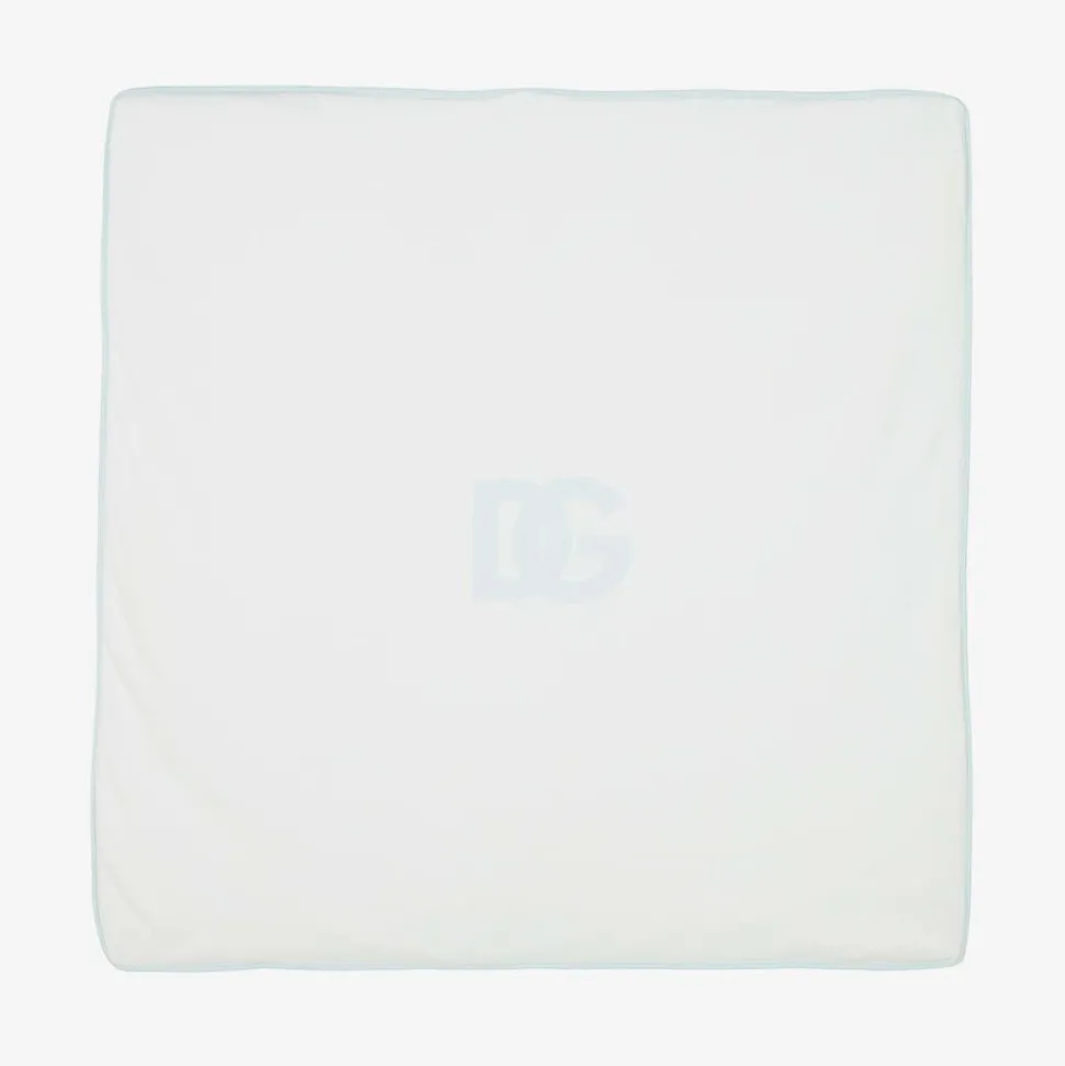 Blue Cotton Padded DG Baby Blanket (78cm)