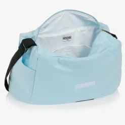 Blue Cotton Teddy Bear Changing Bag (49cm)