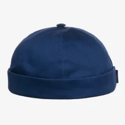Blue Cotton Twill Retro Hat