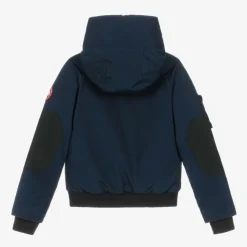 Blue Down Padded Chilliwack Bomber Jacket