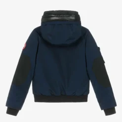 Blue Down Padded Chilliwack Bomber Jacket