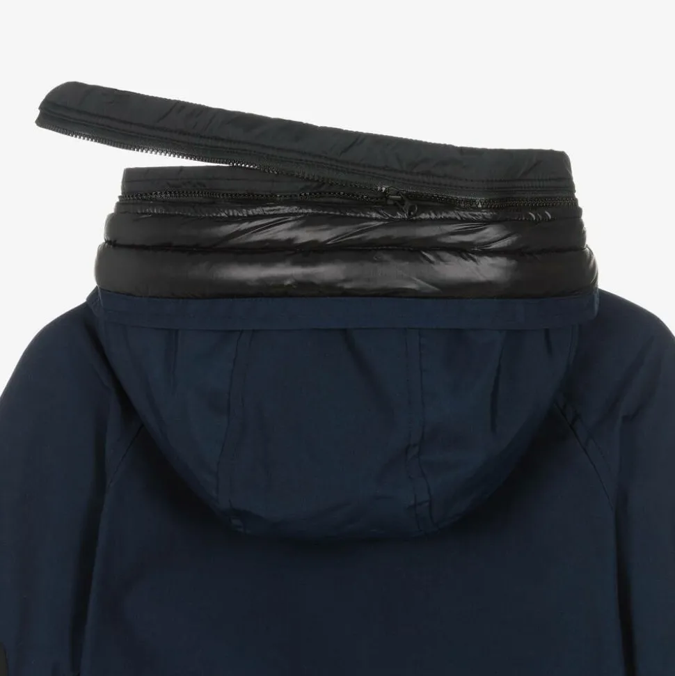 Blue Down Padded Chilliwack Bomber Jacket