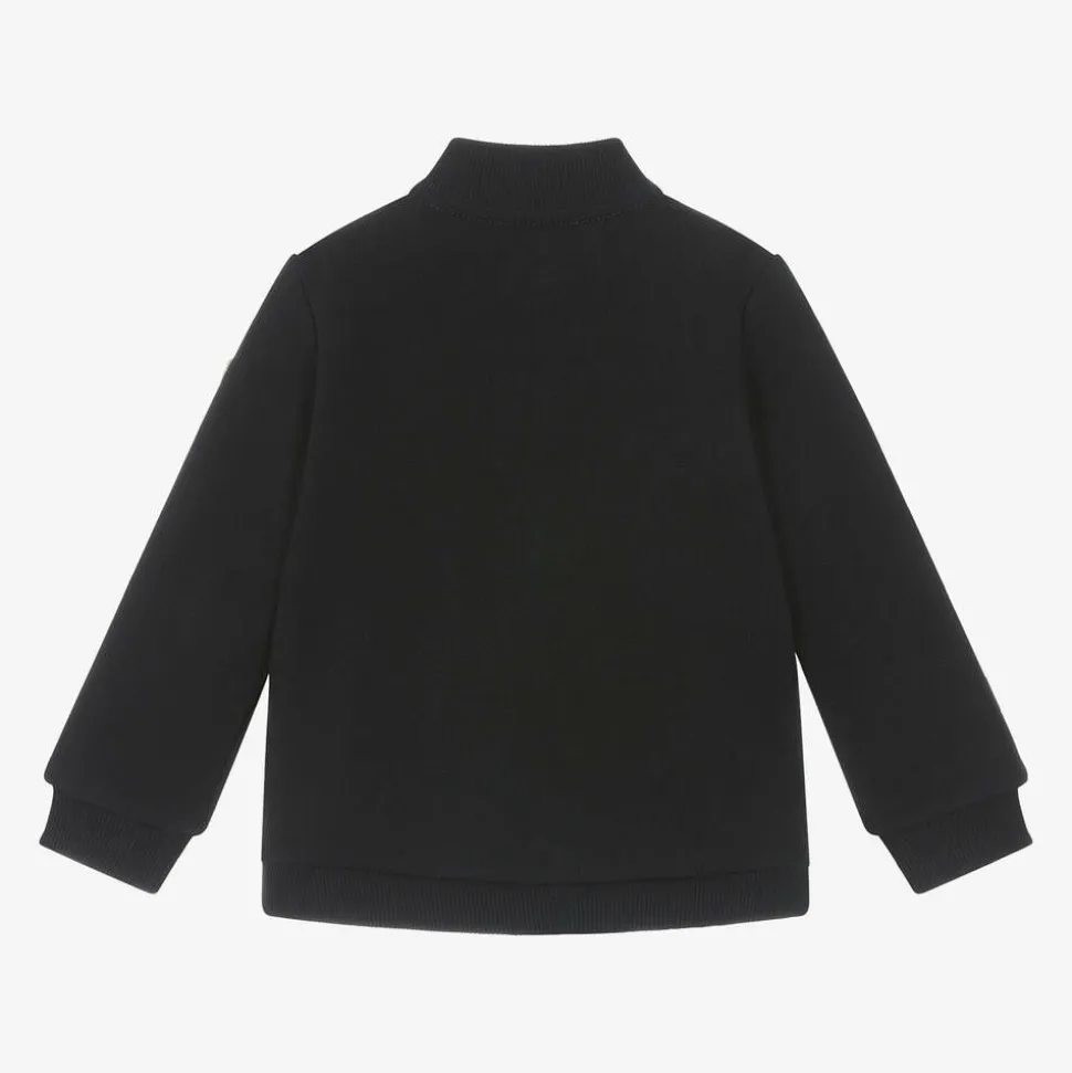 Blue Down Padded Cotton Baby Zip-Up Top