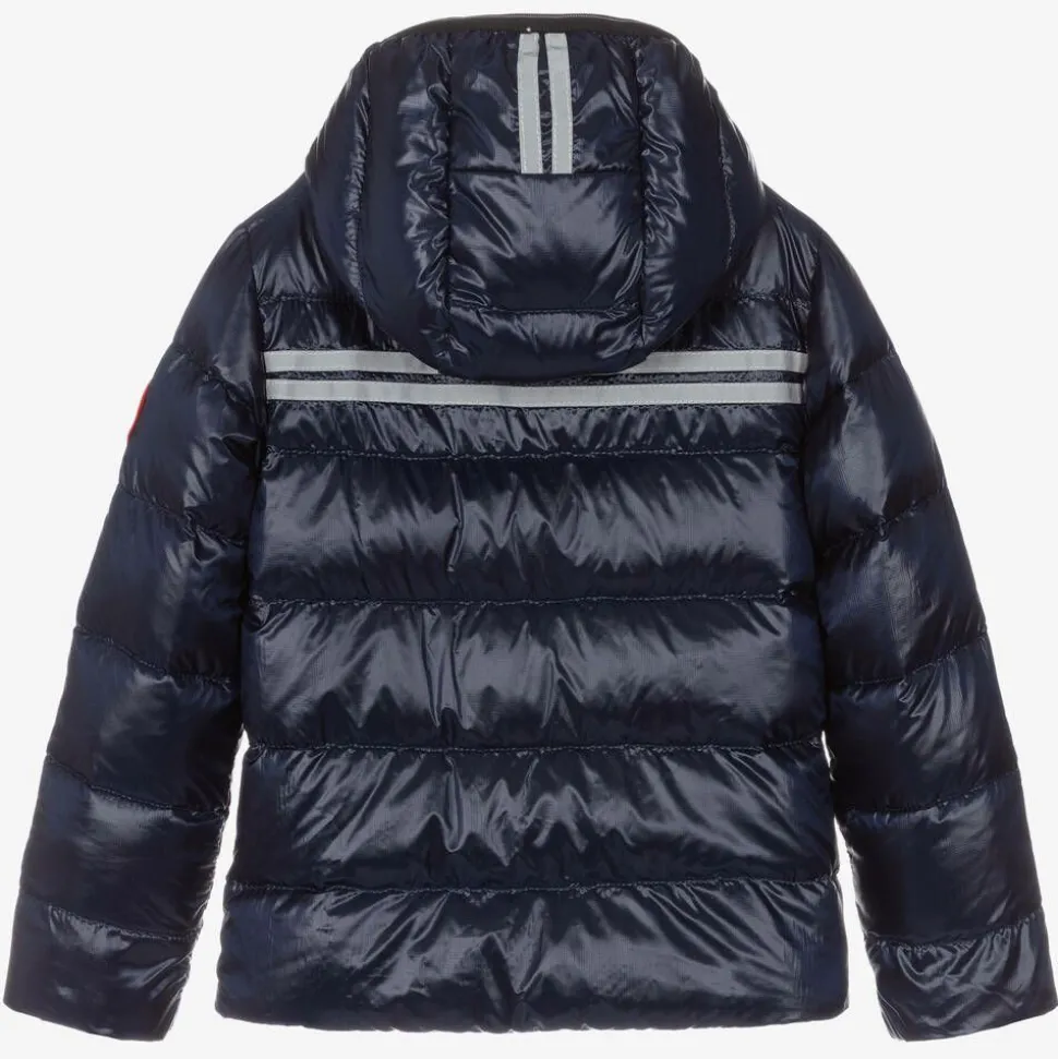 Blue Down Padded Crofton Jacket