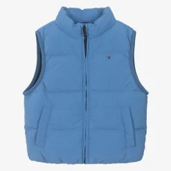Blue Down Padded Gilet
