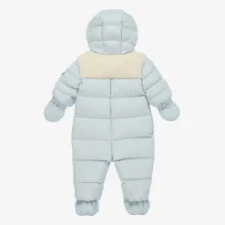 Blue Down Padded Sefou Baby Snowsuit