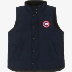 Blue Down Padded Vanier Gilet