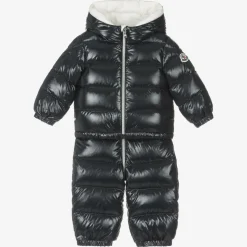 Blue Down-Filled 2 Piece Snowsuit