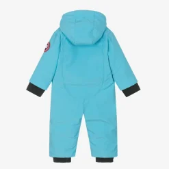 Blue Down-Filled Baby Snowsuit