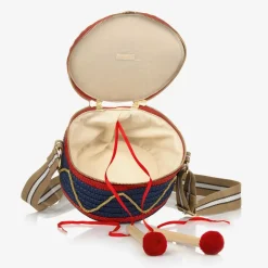 Blue Drum Shaped Bag (19cm)