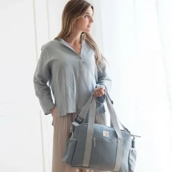 Blue Eco Mesh Changing Bag (39 cm)