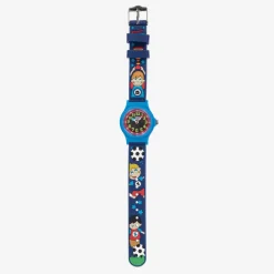 Blue Football Analogue Watch