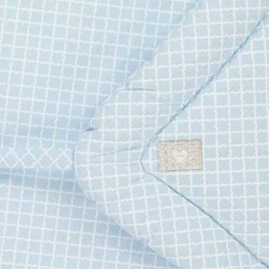 Blue Geometric Print Cotton Baby Nest (62cm)