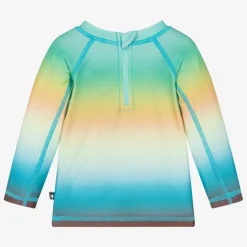 Blue Happy Palm Sun Protective Top (UPF50+)