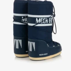 Blue Icon Nylon Snow Boots