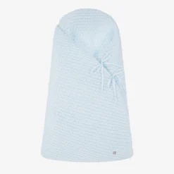 Blue Knit Cotton Baby Nest (75cm)