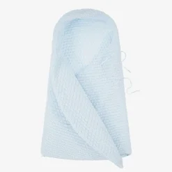 Blue Knit Cotton Baby Nest (75cm)