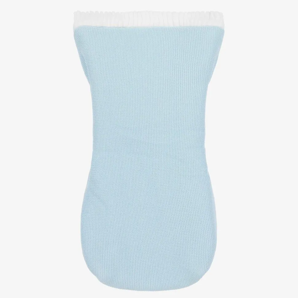 Blue Knitted Baby Nest (75cm)