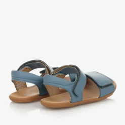 Blue Leather Sandals