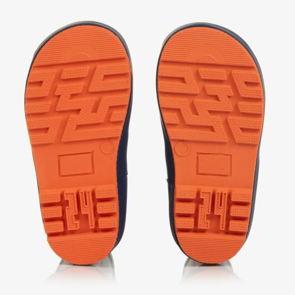 Blue Monster Glow In The Dark Rain Boots