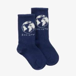 Blue Organic Cotton Society Socks