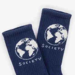 Blue Organic Cotton Society Socks