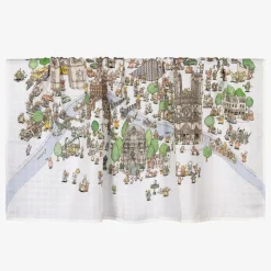 Blue Organic Cotton Swaddle & Bib Set