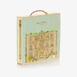 Blue Organic Cotton Swaddle & Bib Set