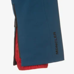 Blue Padded Ski Salopettes