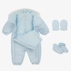 Blue Padded Snowsuit