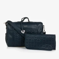 Blue Quilted Changing Bag (37cm)