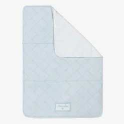 Blue Quilted Cotton Changing Bag (33cm)