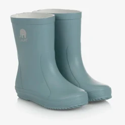 Blue Rubber Rain Boots