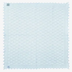 Blue Shawl & Bib Baby Gift Set