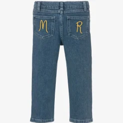 Blue Straight Denim Jeans