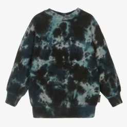 Blue Tie-Dye Organic Cotton Sweatshirt