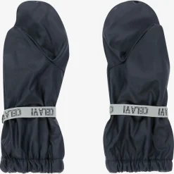 Blue Water Repellent Mittens