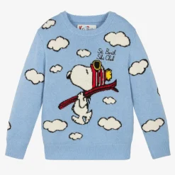 Blue Wool & Cashmere Peanuts© Jumper