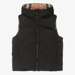 Boys Archive Beige Reversible Down Gilet