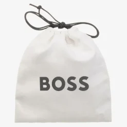 Boys Beige & Black Woven Belt