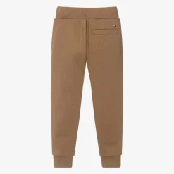 Boys Beige Cotton Joggers